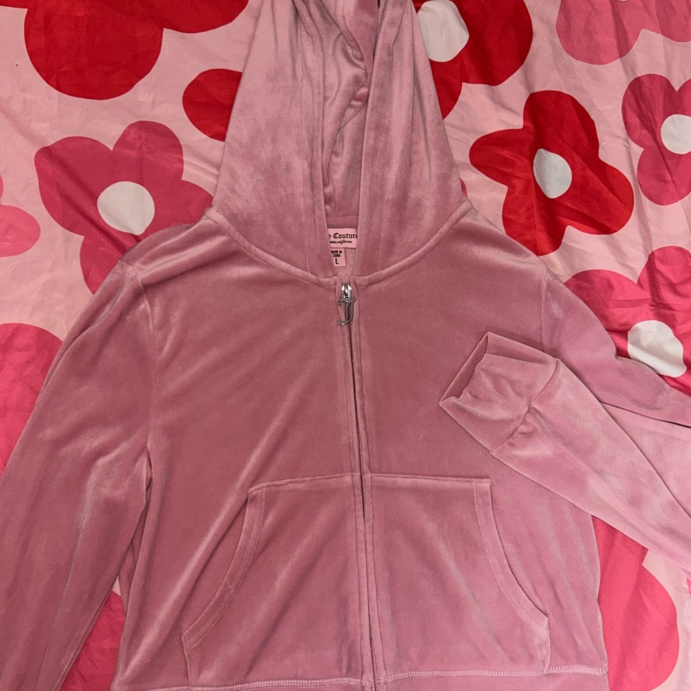 Juicy Couture Blush Velour Hoodie